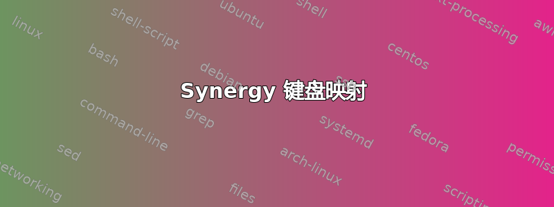 Synergy 键盘映射