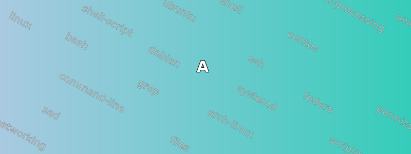 A