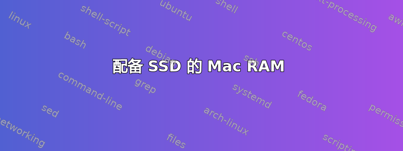 配备 SSD 的 Mac RAM