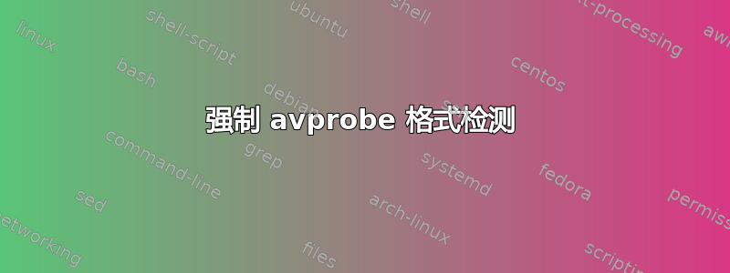 强制 avprobe 格式检测