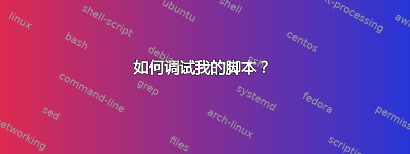 如何调试我的脚本？