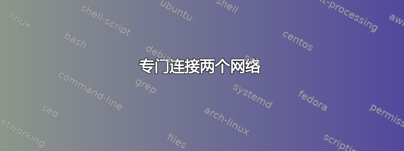 专门连接两个网络