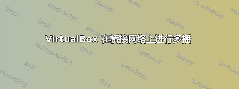 VirtualBox 在桥接网络上进行多播