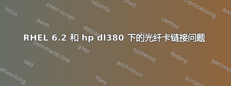 RHEL 6.2 和 hp dl380 下的光纤卡链接问题