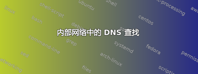 内部网络中的 DNS 查找