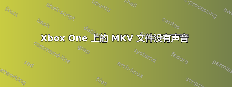 Xbox One 上的 MKV 文件没有声音