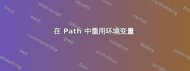 在 Path 中重用环境变量