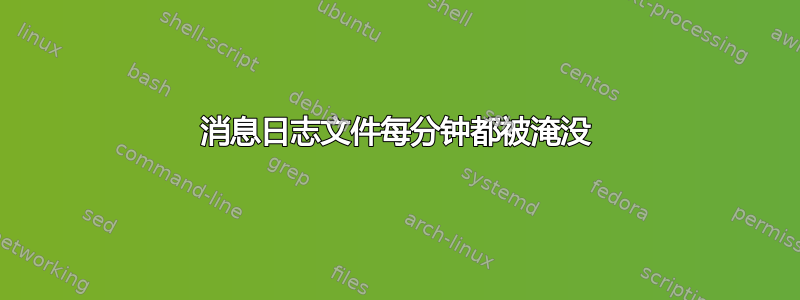 消息日志文件每分钟都被淹没