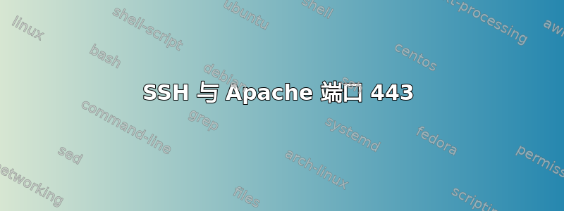 SSH 与 Apache 端口 443