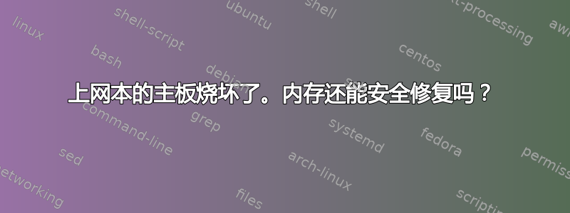 上网本的主板烧坏了。内存还能安全修复吗？