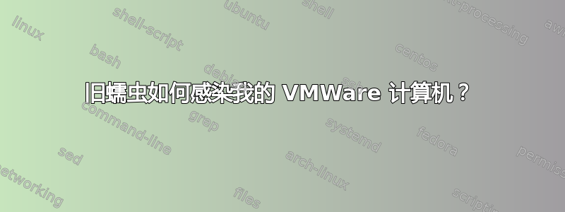 旧蠕虫如何感染我的 VMWare 计算机？