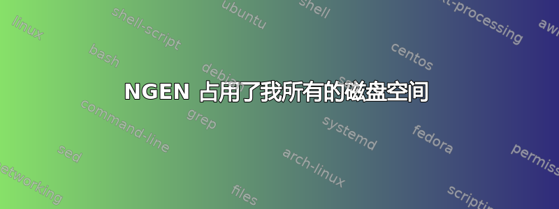 NGEN 占用了我所有的磁盘空间