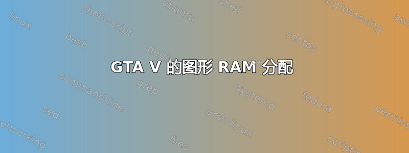 GTA V 的图形 RAM 分配