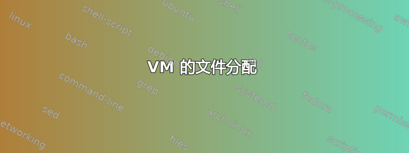 VM 的文件分配