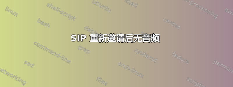 SIP 重新邀请后无音频