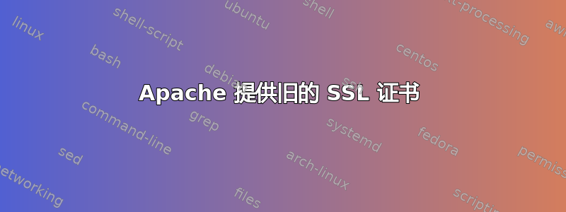 Apache 提供旧的 SSL 证书