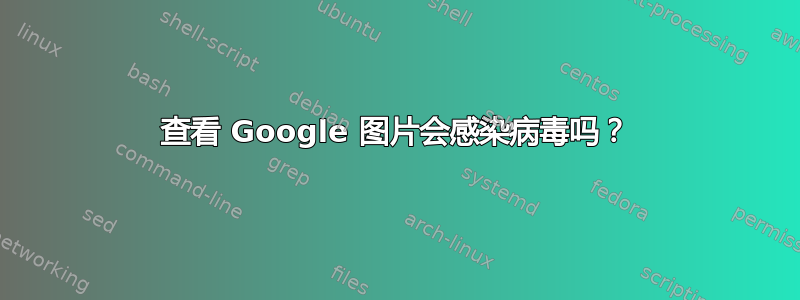 查看 Google 图片会感染病毒吗？