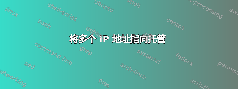 将多个 IP 地址指向托管