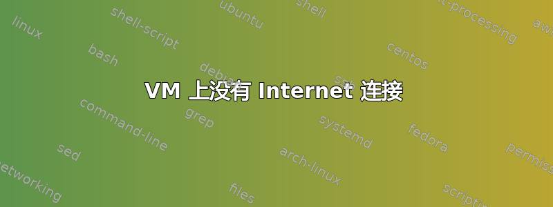 VM 上没有 Internet 连接