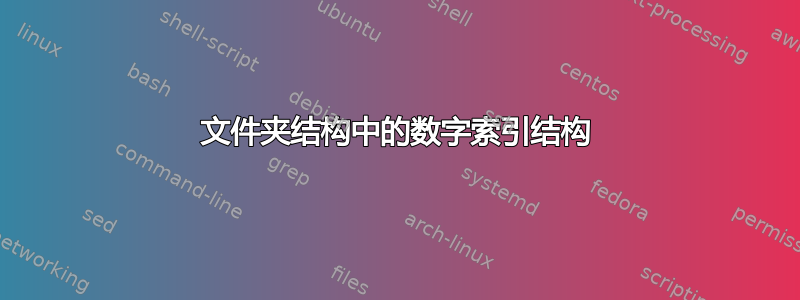 文件夹结构中的数字索引结构