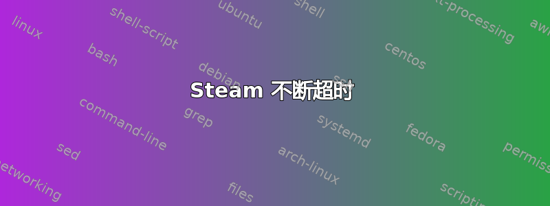 Steam 不断超时