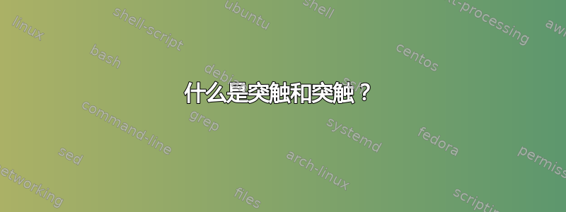 什么是突触和突触？