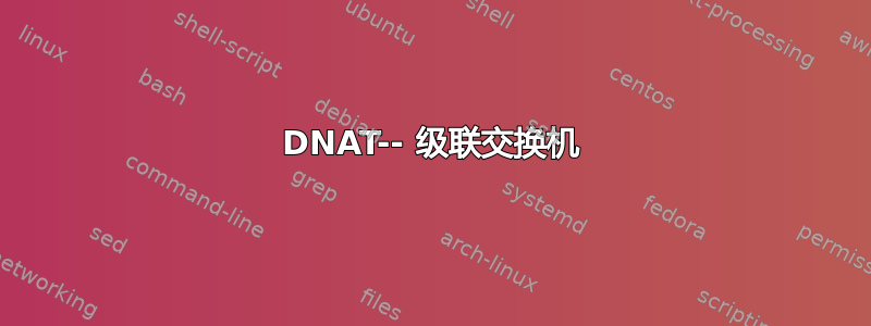 DNAT-- 级联交换机