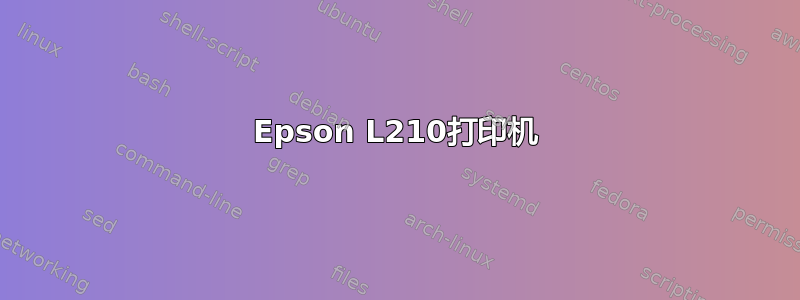 Epson L210打印机