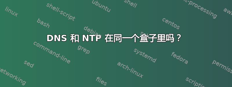 DNS 和 NTP 在同一个盒子里吗？