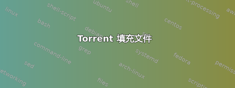 Torrent 填充文件 