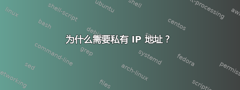 为什么需要私有 IP 地址？