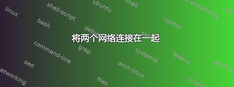 将两个网络连接在一起