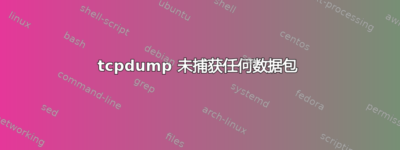 tcpdump 未捕获任何数据包