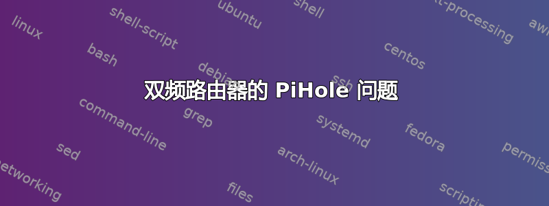 双频路由器的 PiHole 问题