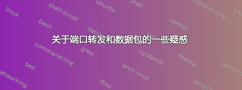 关于端口转发和数据包的一些疑惑