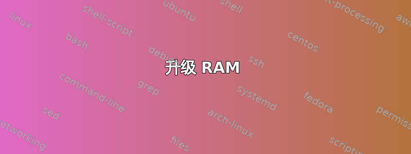 升级 RAM