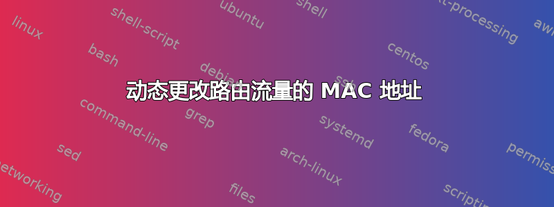 动态更改路由流量的 MAC 地址