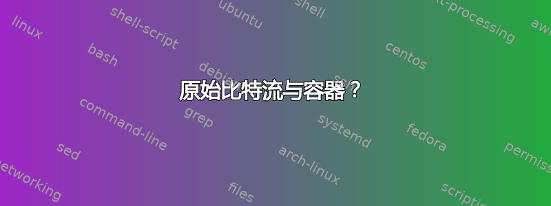 原始比特流与容器？