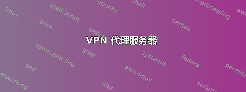 VPN 代理服务器