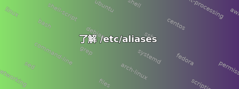 了解 /etc/aliases