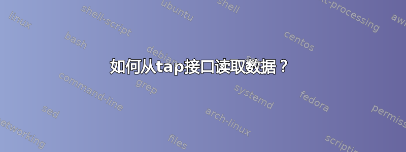 如何从tap接口读取数据？