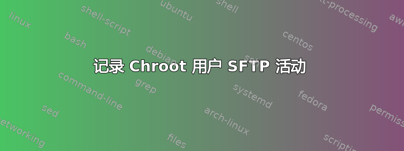 记录 Chroot 用户 SFTP 活动