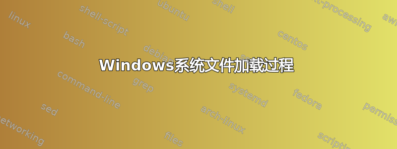 Windows系统文件加载过程