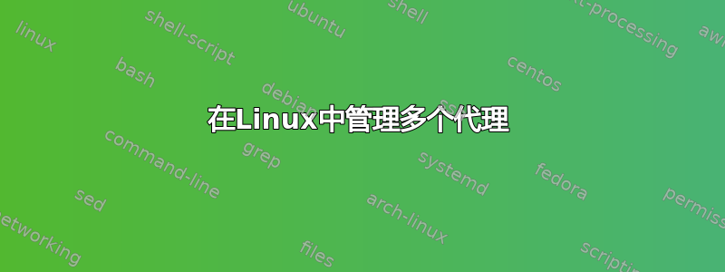 在Linux中管理多个代理