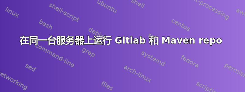 在同一台服务器上运行 Gitlab 和 Maven repo