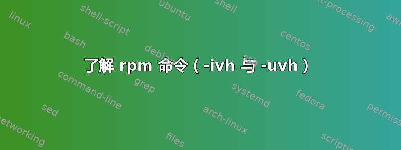 了解 rpm 命令（-ivh 与 -uvh）