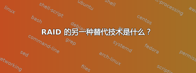 RAID 的另一种替代技术是什么？