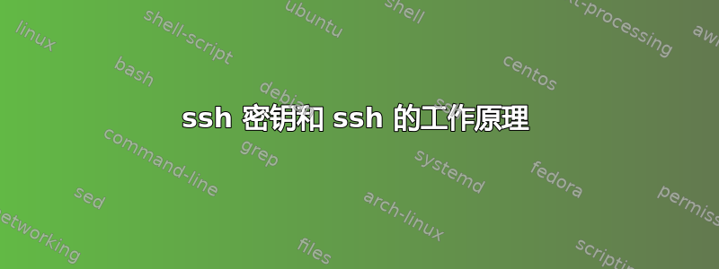 ssh 密钥和 ssh 的工作原理