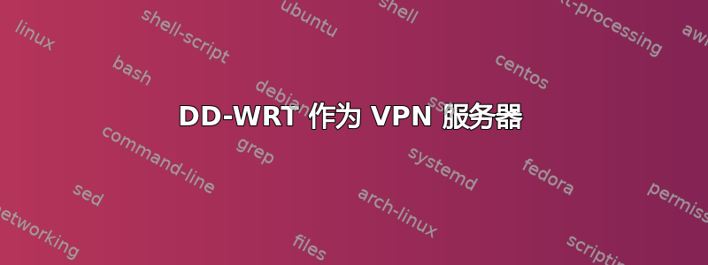 DD-WRT 作为 VPN 服务器