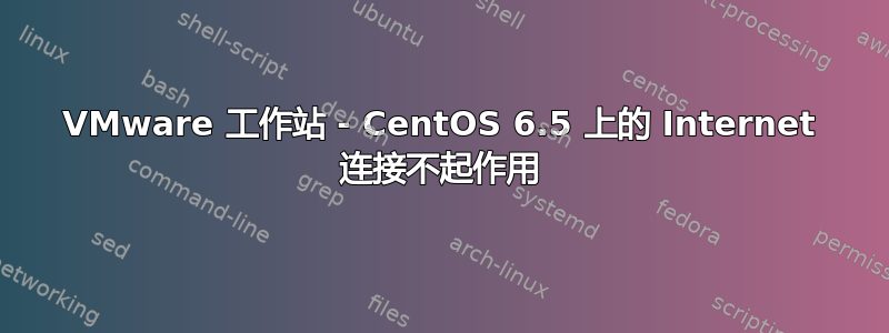 VMware 工作站 - CentOS 6.5 上的 Internet 连接不起作用